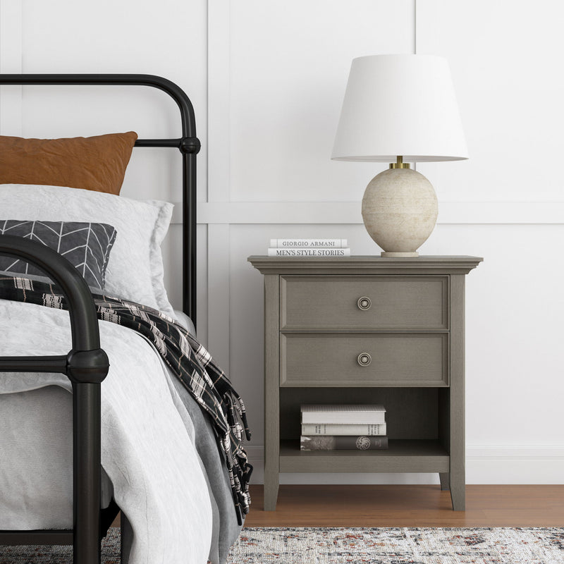 Amherst - Bedside Table, Handcrafted - R&R Furniture Gallery (Fountain Valley, CA)