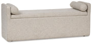Galliden - Large Upholstered Dining Room Bench - Beige - R&R Furniture Gallery (Fountain Valley, CA)