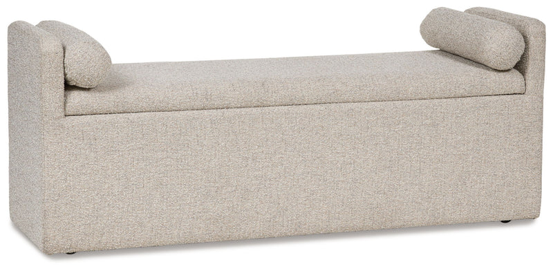 Galliden - Large Upholstered Dining Room Bench - Beige - R&R Furniture Gallery (Fountain Valley, CA)