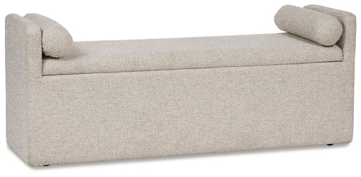 Galliden - Large Upholstered Dining Room Bench - Beige - R&R Furniture Gallery (Fountain Valley, CA)