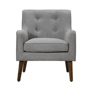 Ryder - Mid Century Modern Woven Fabric Tufted Armchair - R&R Furniture Gallery (Fountain Valley, CA)