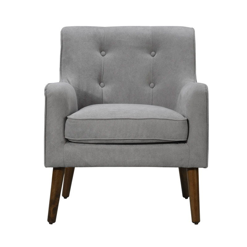 Ryder - Mid Century Modern Woven Fabric Tufted Armchair - R&R Furniture Gallery (Fountain Valley, CA)