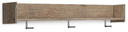 Oliah - Wall Mounted Coat Rack w/Shelf - Natural - R&R Furniture Gallery (Fountain Valley, CA)