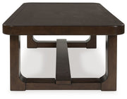 Breckington - Rectangular Cocktail Table - Dark Brown - R&R Furniture Gallery (Fountain Valley, CA)