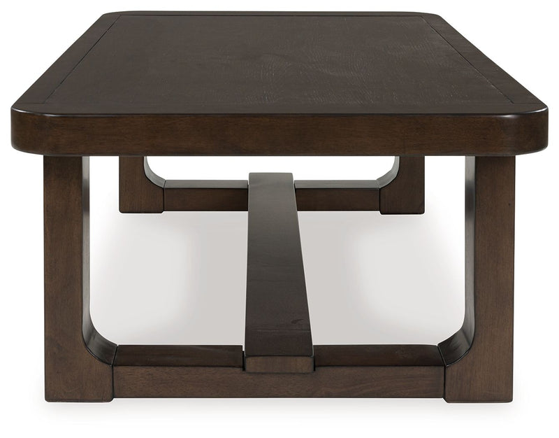 Breckington - Rectangular Cocktail Table - Dark Brown - R&R Furniture Gallery (Fountain Valley, CA)