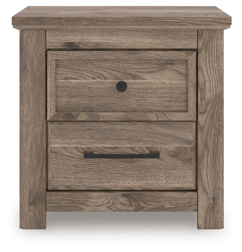 Rusticott - Two Drawer Night Stand - Brown - R&R Furniture Gallery (Fountain Valley, CA)