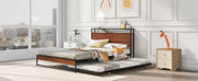 Platform Bed Frame With Trundle, USB Ports And Slat Support, No Box Spring Needed - R&R Furniture Gallery (Fountain Valley, CA)