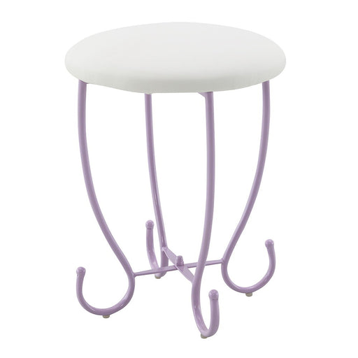 Priya II - Vanity Set - White & Light Purple - R&R Furniture Gallery (Fountain Valley, CA)
