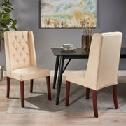 Sophisticated Tufted Dining Chair With High Back Design - R&R Furniture Gallery (Fountain Valley, CA)