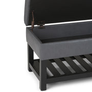 Cosmopolitan - Storage Ottoman Bench With Open Bottom - R&R Furniture Gallery (Fountain Valley, CA)