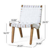 Noble House outdoor 3-piece rope weave patio seating set includes two armchairs and a matching table with cushion details.