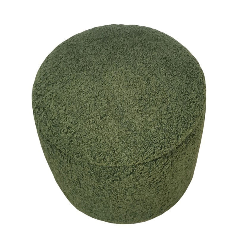 Elegant Round Storage Ottoman Upholstered - R&R Furniture Gallery (Fountain Valley, CA)