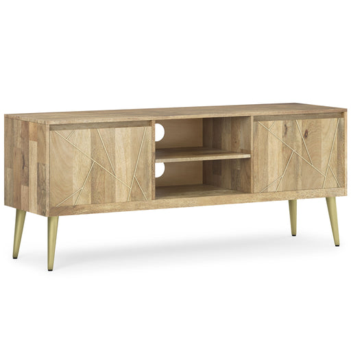 Jager - TV Media Stand - Natural - R&R Furniture Gallery (Fountain Valley, CA)
