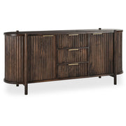 Redford - 2 Door 3 Drawer Buffet - Bark Brown - R&R Furniture Gallery (Fountain Valley, CA)