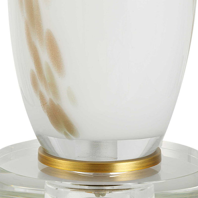 Lyra - Table Lamp - White & Gold