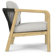 Palmetto - Outdoor Conversation Chair (Set of 2) - Stone Gray - R&R Furniture Gallery (Fountain Valley, CA)