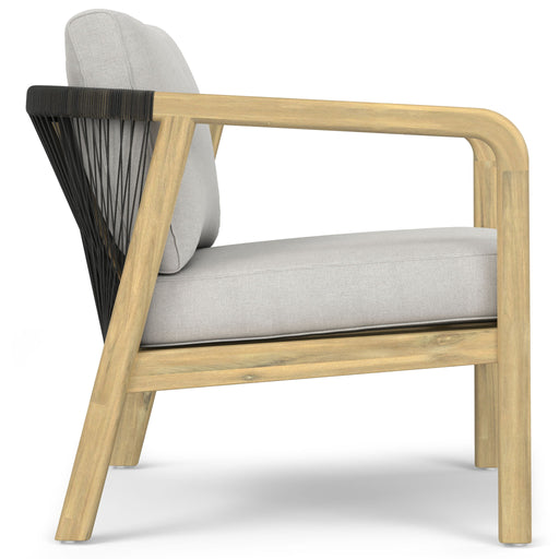 Palmetto - Outdoor Conversation Chair (Set of 2) - Stone Gray - R&R Furniture Gallery (Fountain Valley, CA)