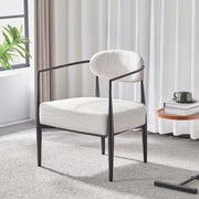 Modern Upholstered Accent Armchair With Pocket Spring Seat - R&R Furniture Gallery (Fountain Valley, CA)