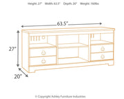 Willowton - TV Stand With Fireplace Option - R&R Furniture Gallery (Fountain Valley, CA)