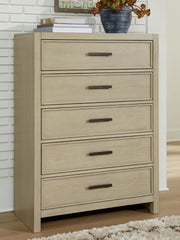 Calmoro - Five Drawer Chest - Gray - R&R Furniture Gallery (Fountain Valley, CA)
