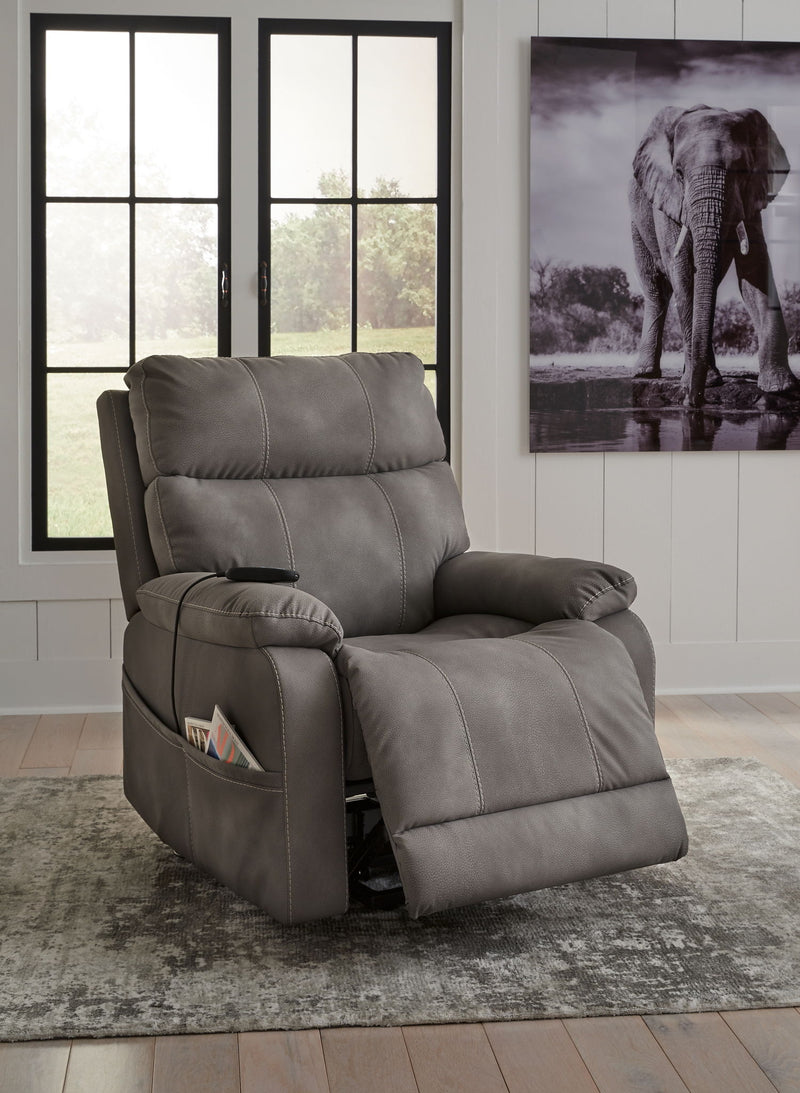 Next-Gen Durapella - Power Lift Recliner - R&R Furniture Gallery (Fountain Valley, CA)