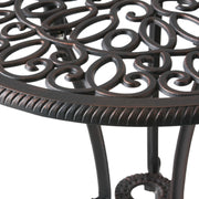 Charleston 3 Pieces Cast Bistro Set - Copper - R&R Furniture Gallery (Fountain Valley, CA)
