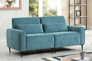 Valentina - Sofa With Metal Legs And Throw Pillows - R&R Furniture Gallery (Fountain Valley, CA)