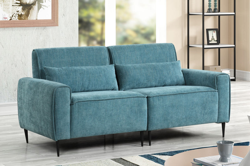 Valentina - Sofa With Metal Legs And Throw Pillows - R&R Furniture Gallery (Fountain Valley, CA)