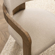 Labelle - Dining Armchair - Tan Oak - R&R Furniture Gallery (Fountain Valley, CA)