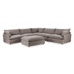 Caplan - 6 Piece Modular Sectional With Ottoman - R&R Furniture Gallery (Fountain Valley, CA)