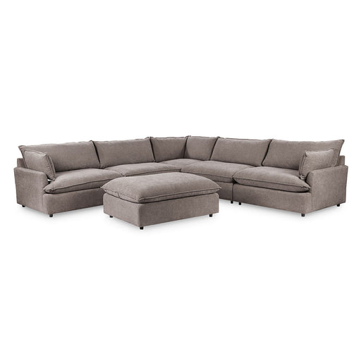 Caplan - 6 Piece Modular Sectional With Ottoman - R&R Furniture Gallery (Fountain Valley, CA)
