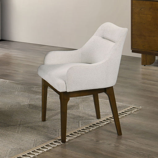 Kasha - Side Chair (Set of 2) - Chenille / Vintage Oak - R&R Furniture Gallery (Fountain Valley, CA)