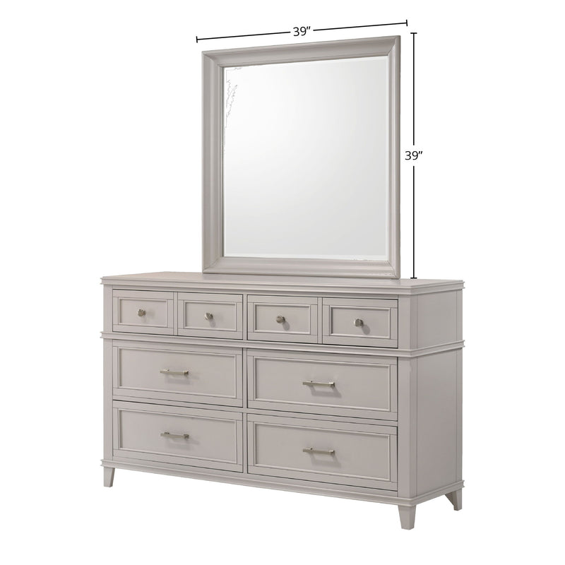 Square Mirror, Stylish Design - R&R Furniture Gallery (Fountain Valley, CA)