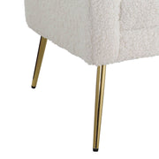 Connock - Accent Chair - White Teddy Sherpa - R&R Furniture Gallery (Fountain Valley, CA)
