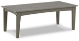 Visola - Rectangular Cocktail Table - Gray - R&R Furniture Gallery (Fountain Valley, CA)