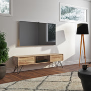 Hunter - Handcrafted TV Media Stand - Natural - R&R Furniture Gallery (Fountain Valley, CA)