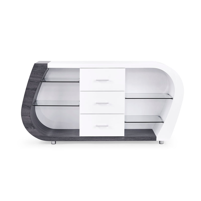 Anne - Buffet - White / Gray - R&R Furniture Gallery (Fountain Valley, CA)