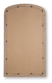 Fintan - Floor Mirror - Gold Finish - R&R Furniture Gallery (Fountain Valley, CA)