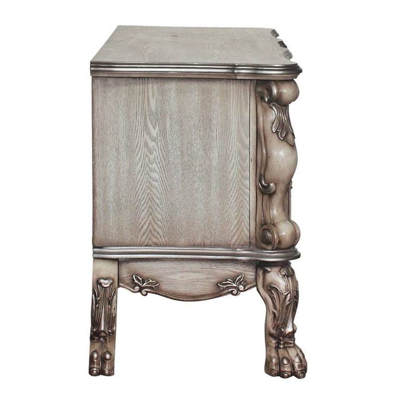 Dresden - Vanity Desk - Vintage Bone White - R&R Furniture Gallery (Fountain Valley, CA)