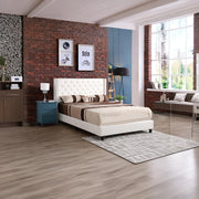 Upholstered Nailhead Trim Chic Bed - R&R Furniture Gallery (Fountain Valley, CA)