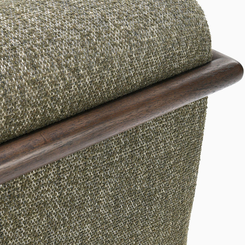 Classic Home Lucia swivel chair with cushioned seat and backrest, featuring a sleek, modern design and a swivel base.
