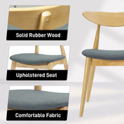 Ergonomic Back Dining Chairs (Set of 2) - R&R Furniture Gallery (Fountain Valley, CA)