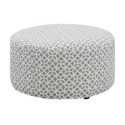 Round Ottoman - Gray - R&R Furniture Gallery (Fountain Valley, CA)