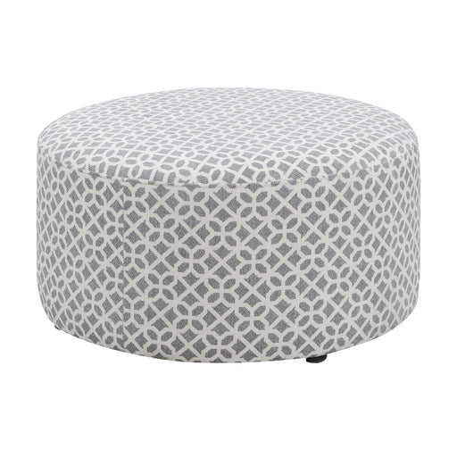 Round Ottoman - Gray - R&R Furniture Gallery (Fountain Valley, CA)