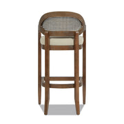 Americana - Mid-Century Modern Cane Back Counter Stool - R&R Furniture Gallery (Fountain Valley, CA)