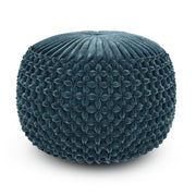 Renee - Handcrafted Round Pouf - R&R Furniture Gallery (Fountain Valley, CA)