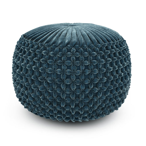 Renee - Handcrafted Round Pouf - R&R Furniture Gallery (Fountain Valley, CA)