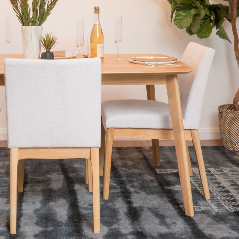 Contemporary Dining Chair SetWith Upholstered Fabric - R&R Furniture Gallery (Fountain Valley, CA)