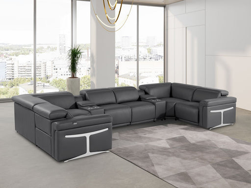 1126 - 8-Piece U-Shaped Sectional Sofa In With 4 Power Recliners & Power Headrest - R&R Furniture Gallery (Fountain Valley, CA)