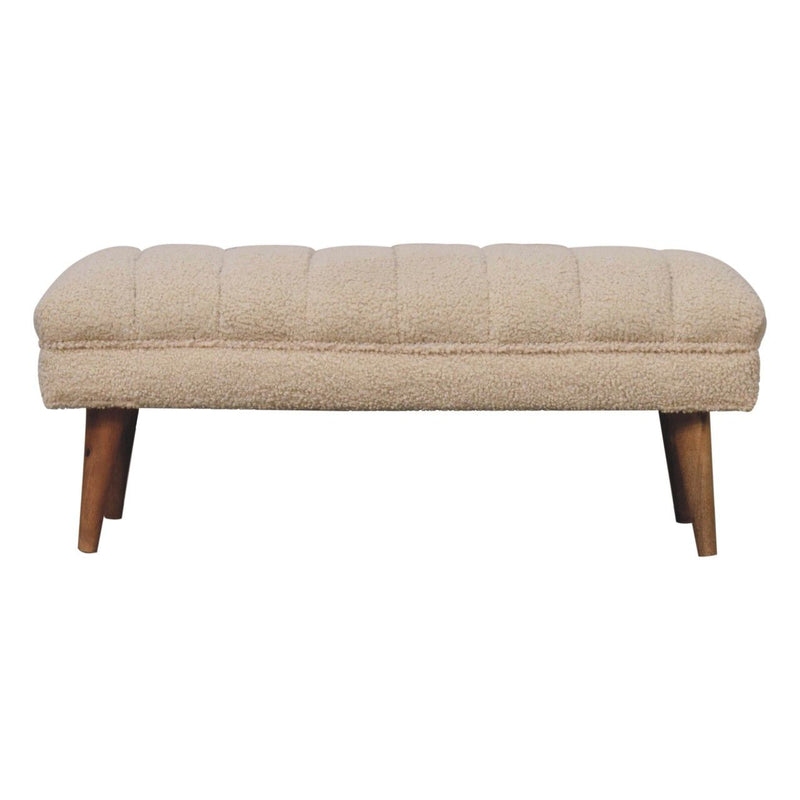 Puffer Bench - Beige - R&R Furniture Gallery (Fountain Valley, CA)